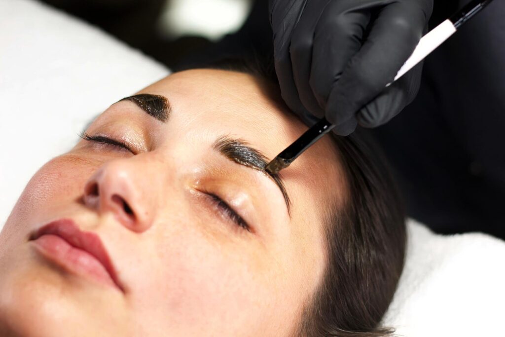 Facial Enhancement Brow Tinting at Nourish Skin in Port Charlotte, FL