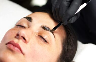 Facial Enhancement Brow Tinting at Nourish Skin in Port Charlotte, FL